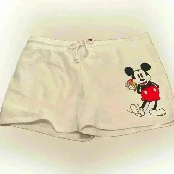 Disney Pants - Disney Shorts white with Mickey